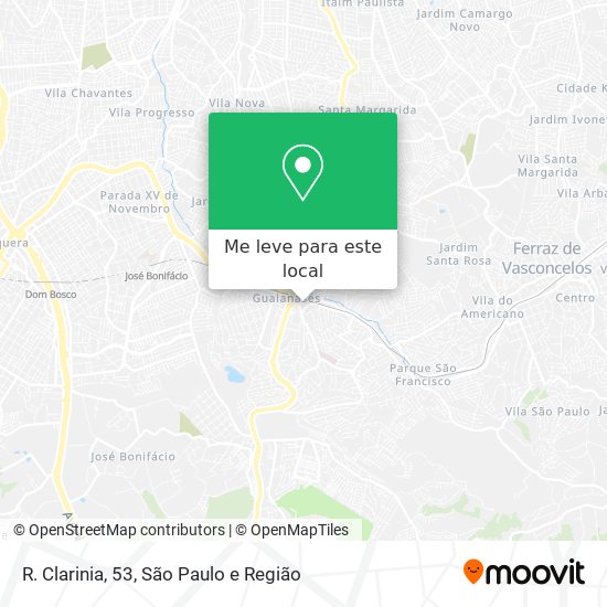 R. Clarinia, 53 mapa