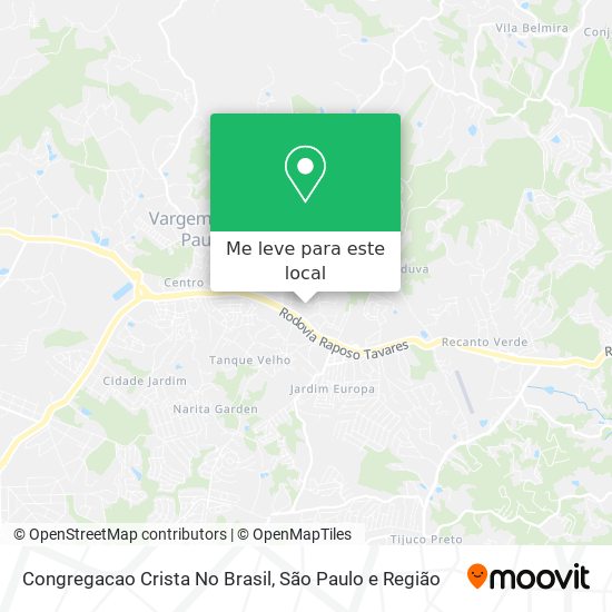 Congregacao Crista No Brasil mapa