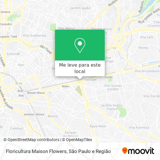 Floricultura Maison Flowers mapa