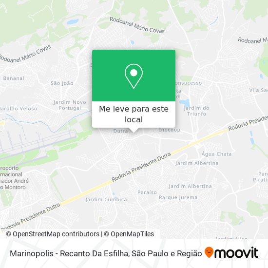 Marinopolis - Recanto Da Esfilha mapa