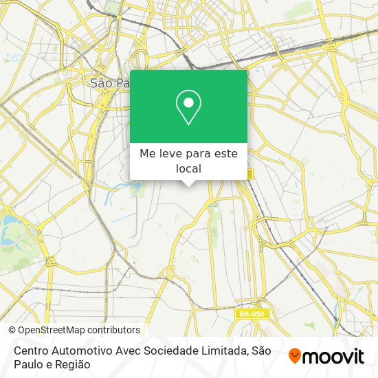 Centro Automotivo Avec Sociedade Limitada mapa