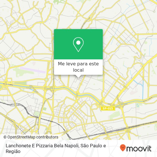 Lanchonete E Pizzaria Bela Napoli, Rua Gipóia, 286 Vila Guilherme São Paulo-SP 02050-050 mapa