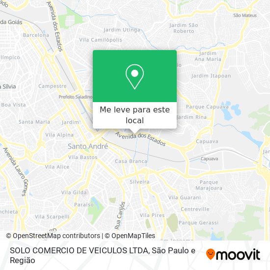 SOLO COMERCIO DE VEICULOS LTDA mapa
