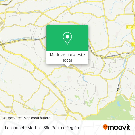 Lanchonete Martins mapa
