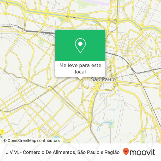 J.V.M. - Comercio De Alimentos, Avenida Nove de Julho, 868 Bela Vista São Paulo-SP 01312-000 mapa