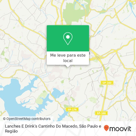 Lanches E Drink's Cantinho Do Macedo, Rua Cananéia, 163 Centro Diadema-SP 09910-300 mapa