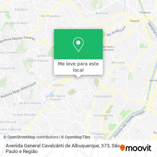 Avenida General Cavalcânti de Albuquerque, 373 mapa