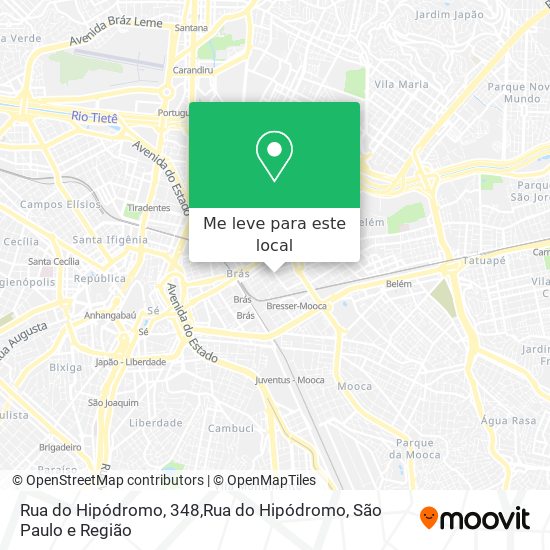 Rua do Hipódromo, 348,Rua do Hipódromo mapa