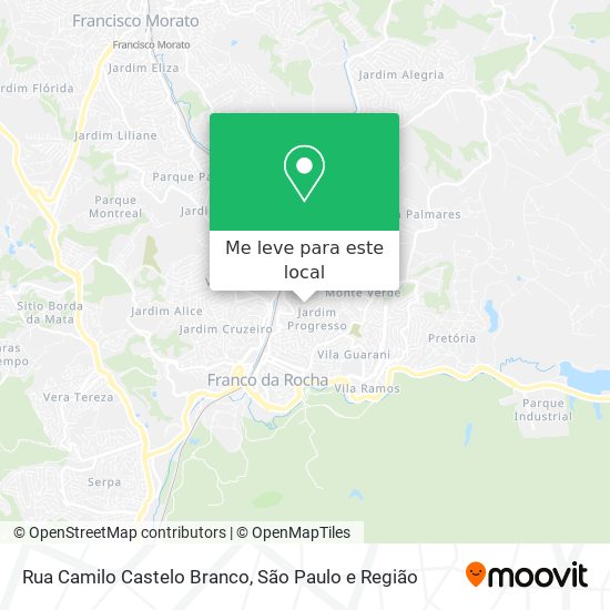 Rua Camilo Castelo Branco mapa