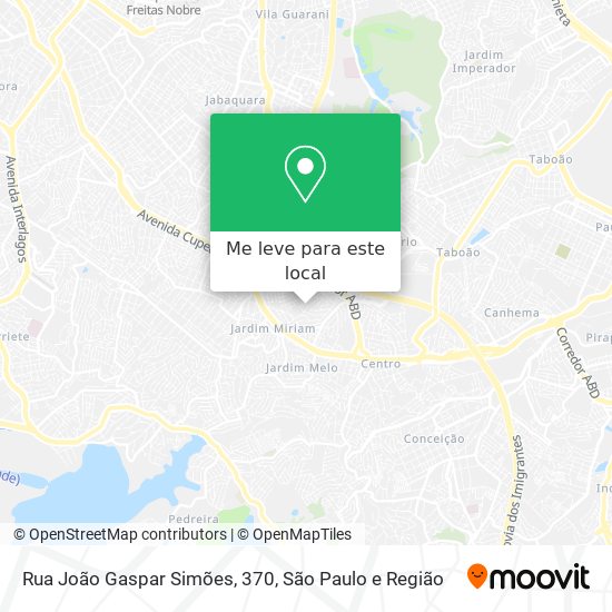 Rua João Gaspar Simões, 370 mapa