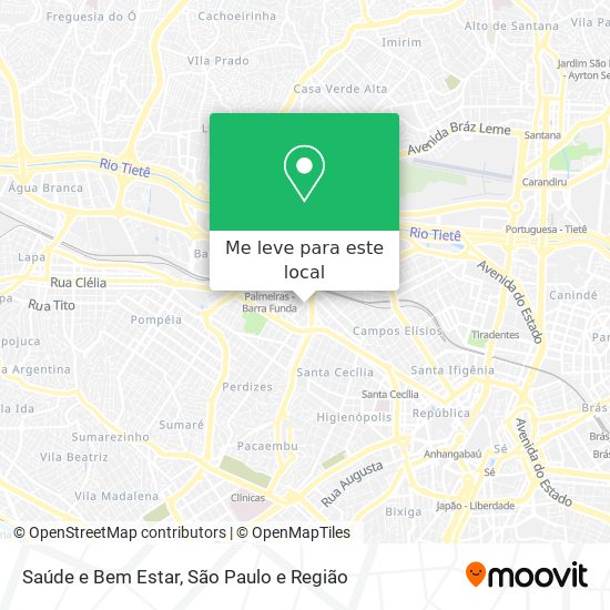 Saúde e Bem Estar mapa