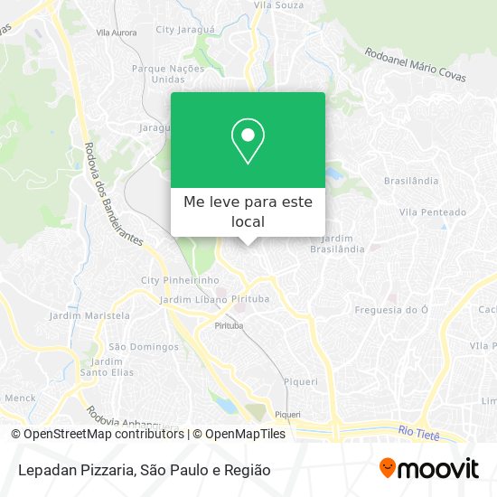 Lepadan Pizzaria mapa
