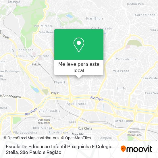 Escola De Educacao Infantil Pixuquinha E Colegio Stella mapa