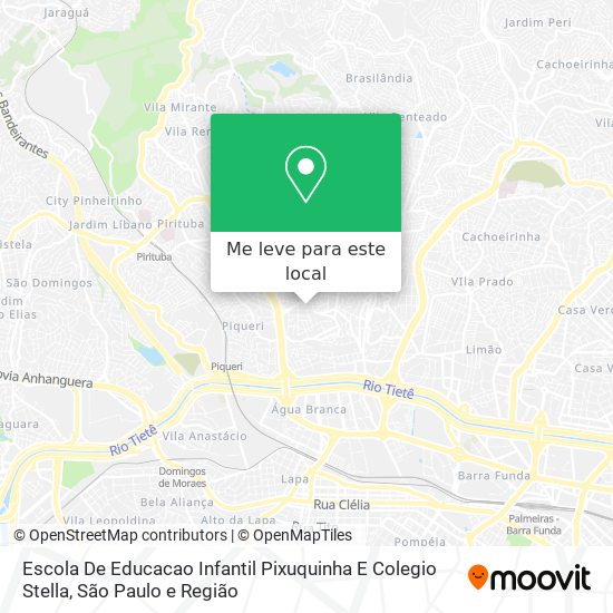 Escola De Educacao Infantil Pixuquinha E Colegio Stella mapa