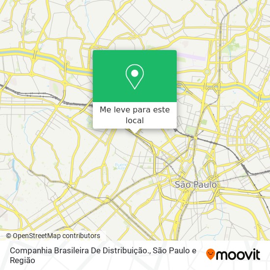 Companhia Brasileira De Distribuição. mapa