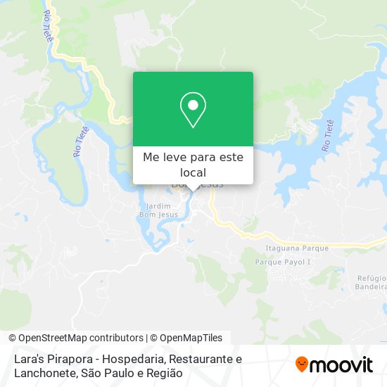 Lara's Pirapora - Hospedaria, Restaurante e Lanchonete mapa