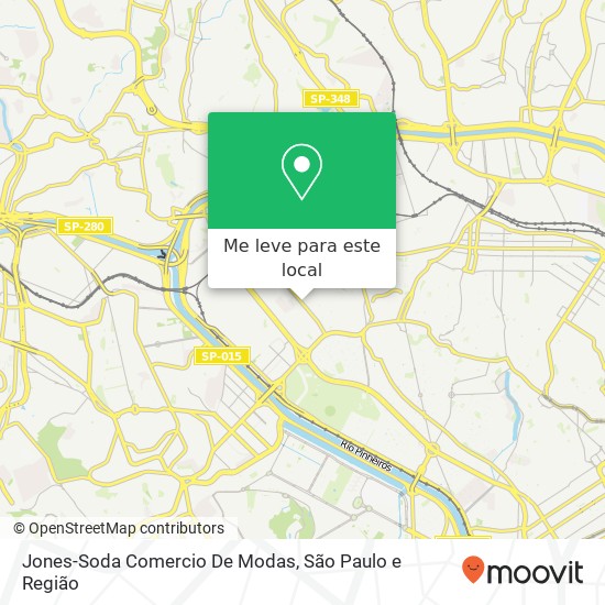 Jones-Soda Comercio De Modas, Avenida Imperatriz Leopoldina, 1311 Vila Leopoldina São Paulo-SP 05305-002 mapa