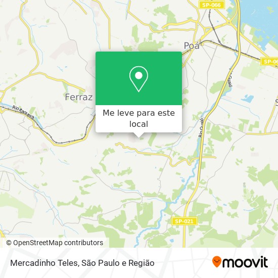 Mercadinho Teles mapa