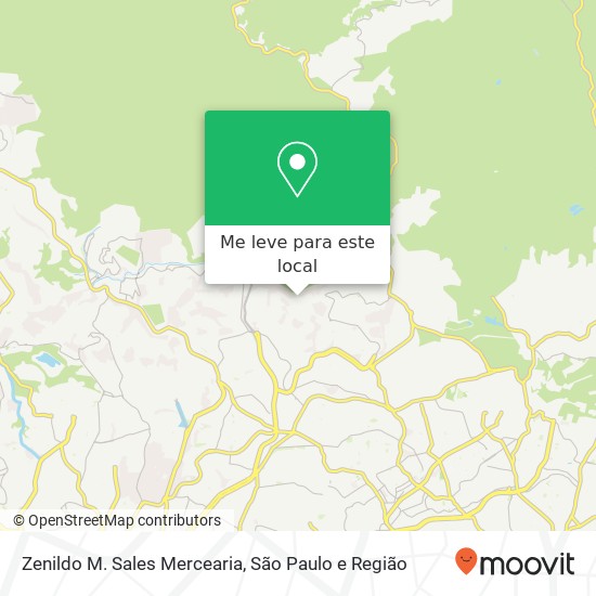 Zenildo M. Sales Mercearia, Rua Taquaraçu de Minas, 223 Cachoeirinha São Paulo-SP 02677-000 mapa