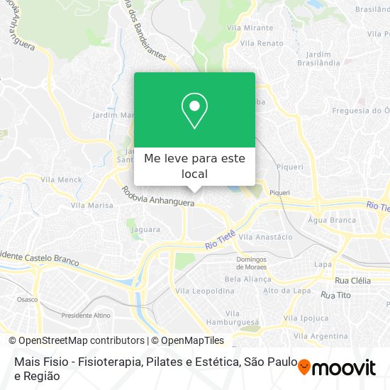 Mais Fisio - Fisioterapia, Pilates e Estética mapa