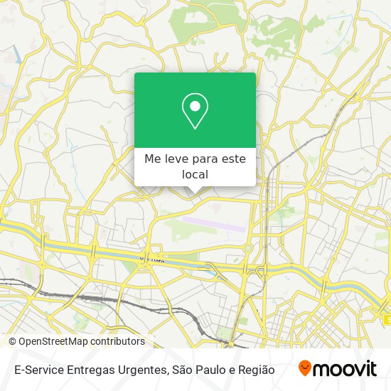 E-Service Entregas Urgentes mapa