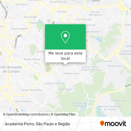 Academia Porto mapa