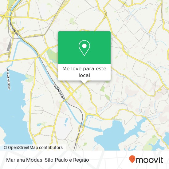 Mariana Modas, Avenida Nossa Senhora do Sabará, 2871 Campo Grande São Paulo-SP 04447-020 mapa