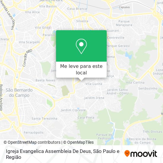 Igreja Evangelica Assembleia De Deus mapa