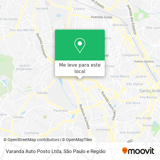 Varanda Auto Posto Ltda mapa