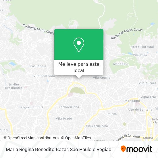 Maria Regina Benedito Bazar mapa