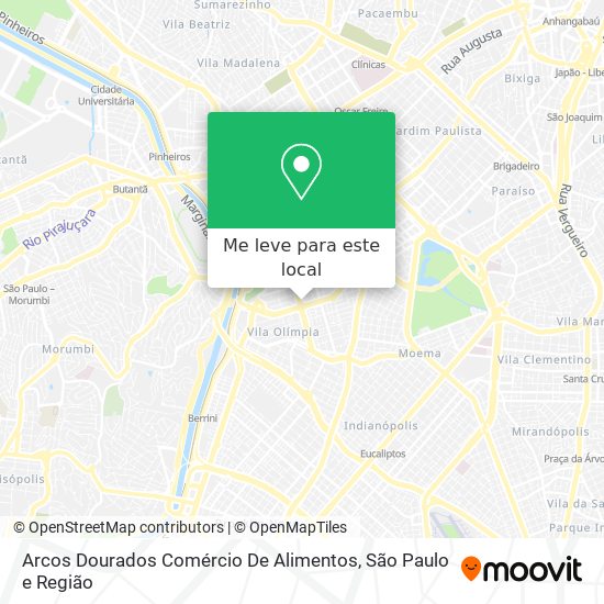 Arcos Dourados Comércio De Alimentos mapa