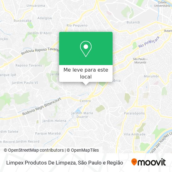 Limpex Produtos De Limpeza mapa