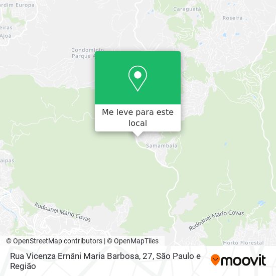 Rua Vicenza Ernâni Maria Barbosa, 27 mapa