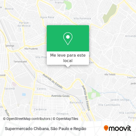 Supermercado Chibana mapa