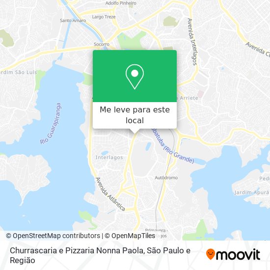 Churrascaria e Pizzaria Nonna Paola mapa