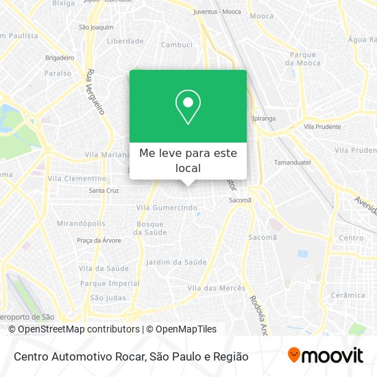 Centro Automotivo Rocar mapa