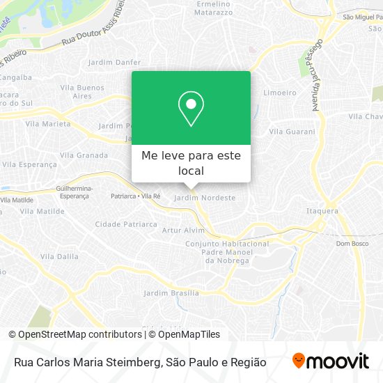Rua Carlos Maria Steimberg mapa