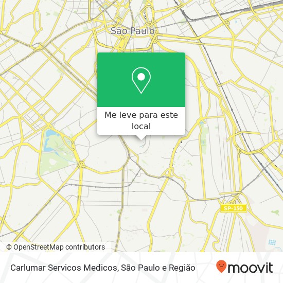 Carlumar Servicos Medicos, Rua Baltazar Lisboa, 527 Vila Mariana São Paulo-SP 04110-061 mapa
