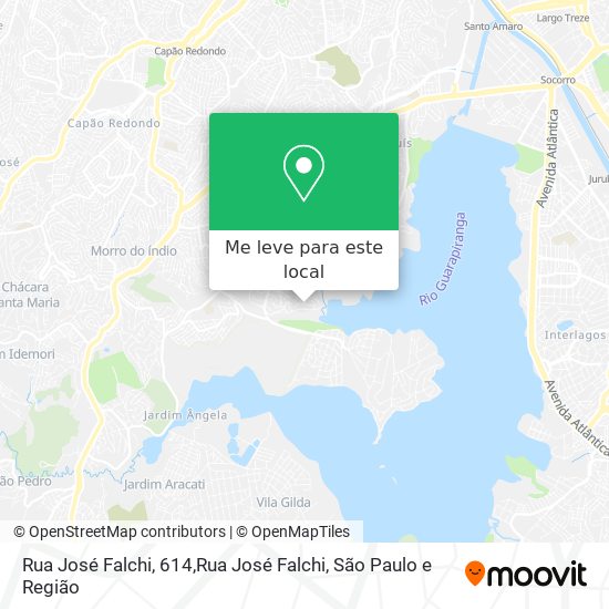 Rua José Falchi, 614,Rua José Falchi mapa