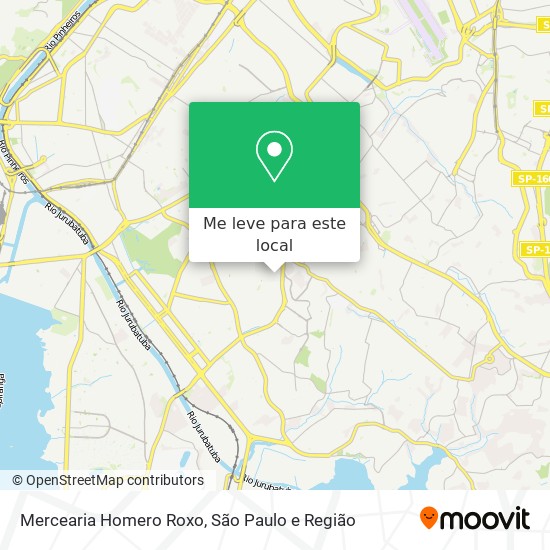 Mercearia Homero Roxo mapa