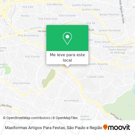 Maxiformas Artigos Para Festas mapa