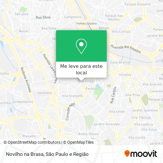 Novilho na Brasa mapa