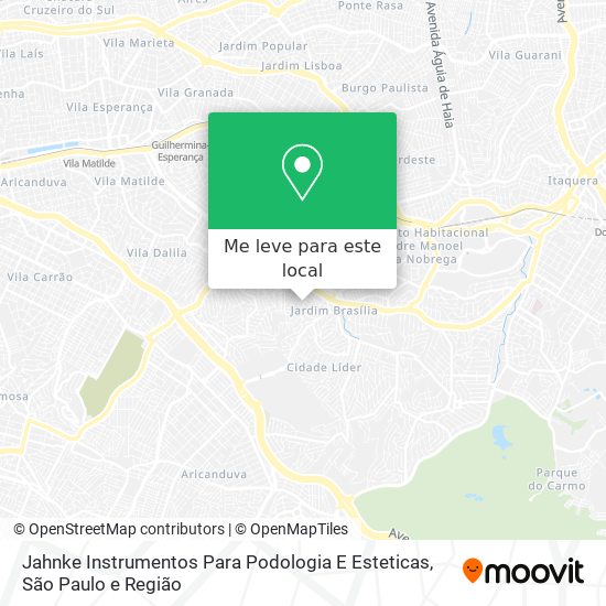 Jahnke Instrumentos Para Podologia E Esteticas mapa