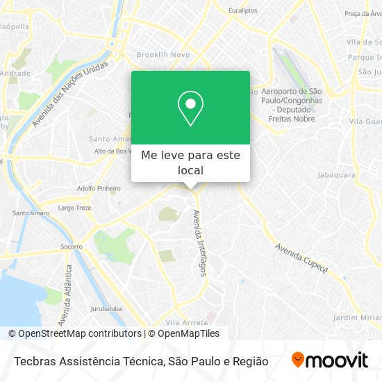 Tecbras Assistência Técnica mapa