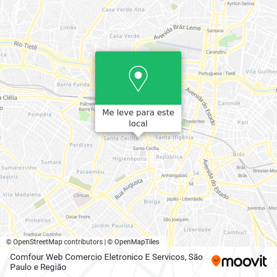 Comfour Web Comercio Eletronico E Servicos mapa