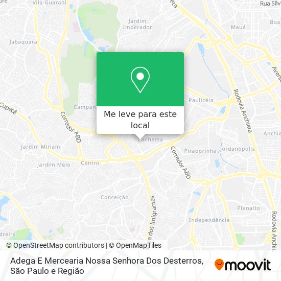 Adega E Mercearia Nossa Senhora Dos Desterros mapa