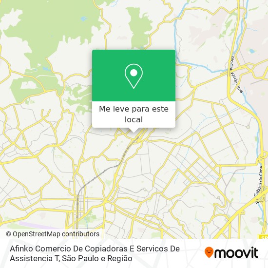 Afinko Comercio De Copiadoras E Servicos De Assistencia T mapa