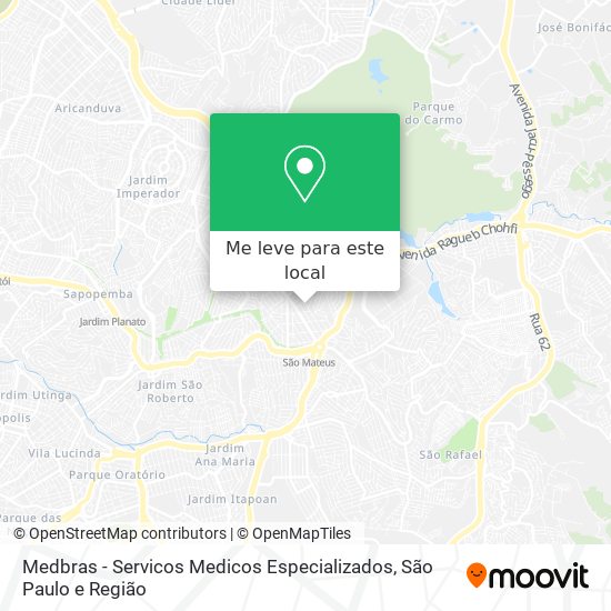 Medbras - Servicos Medicos Especializados mapa