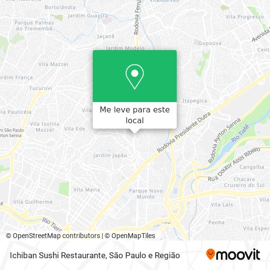 Ichiban Sushi Restaurante mapa