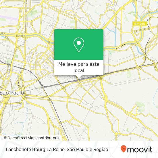 Lanchonete Bourg La Reine, Rua Silva Jardim, 192 Belém São Paulo-SP 03057-070 mapa